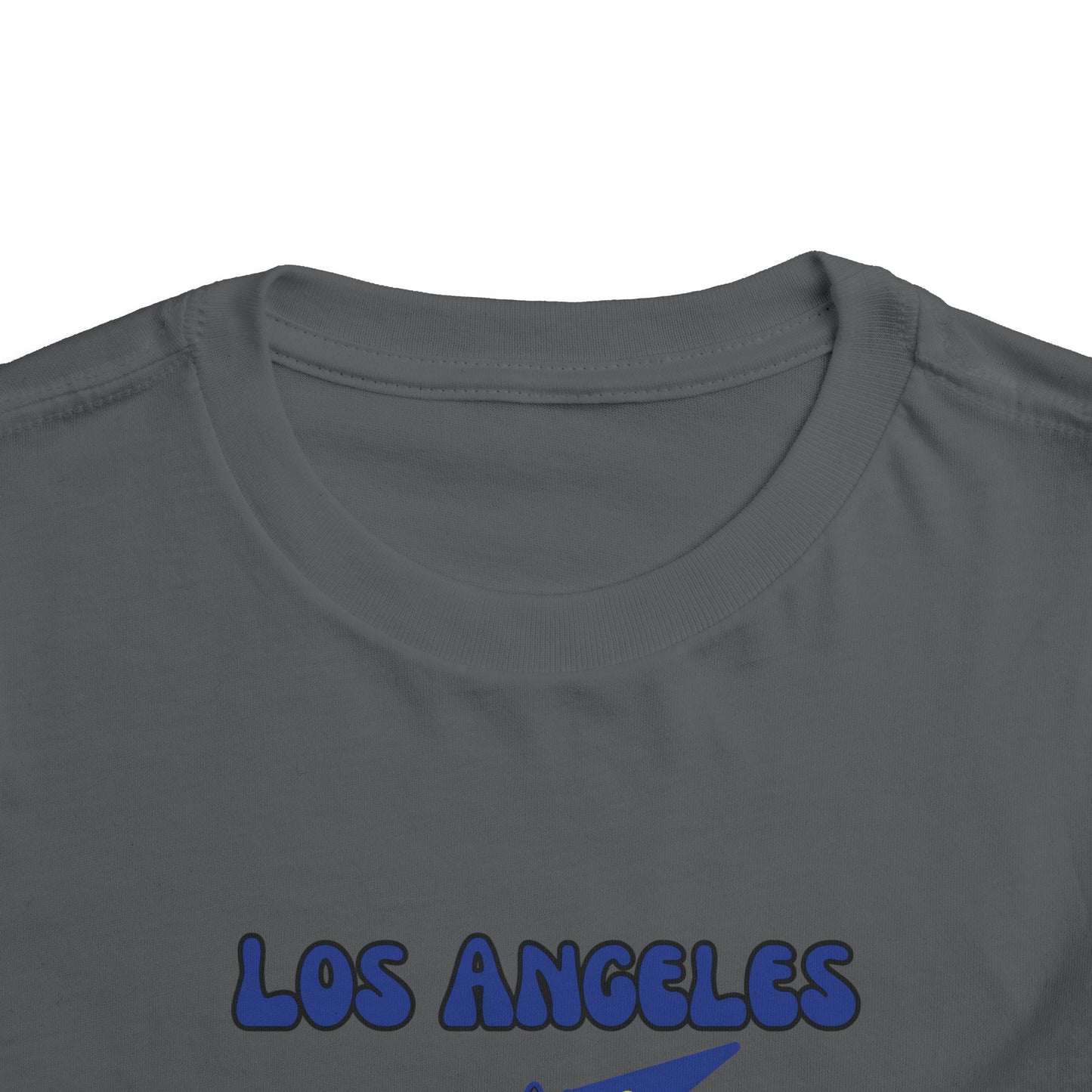 Toddler Bluey Design Las Angeles Rams Football -Inspired T-Shirt