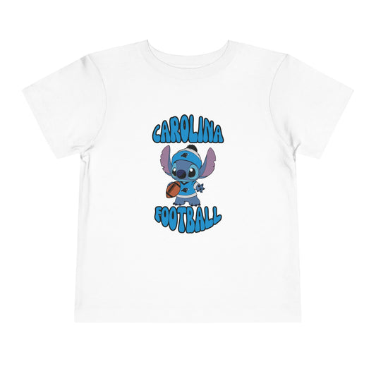 Toddler Stitch Design Panthers Football - Inspired T-Shirt