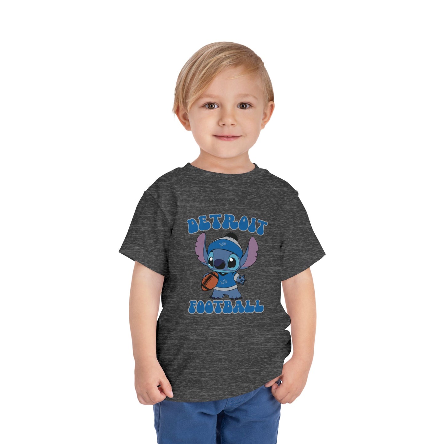 Toddler Stitch Design Lions Football - Inspired T-Shirt