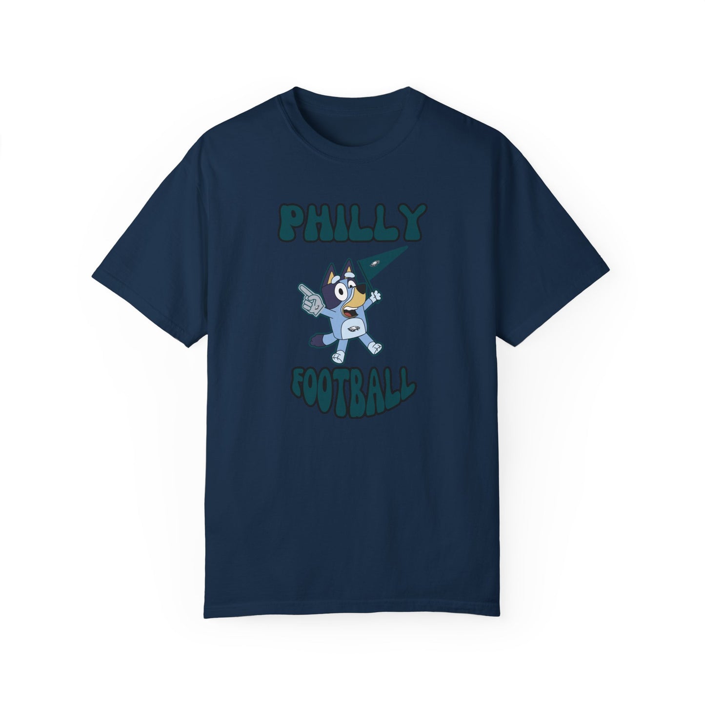 Unisex Bluey Design Philly Football -Inspired T-Shirt