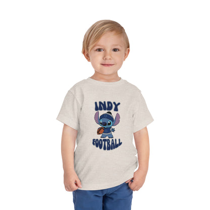 Toddler Stitch Design Colts Football - Inspired T-Shirt