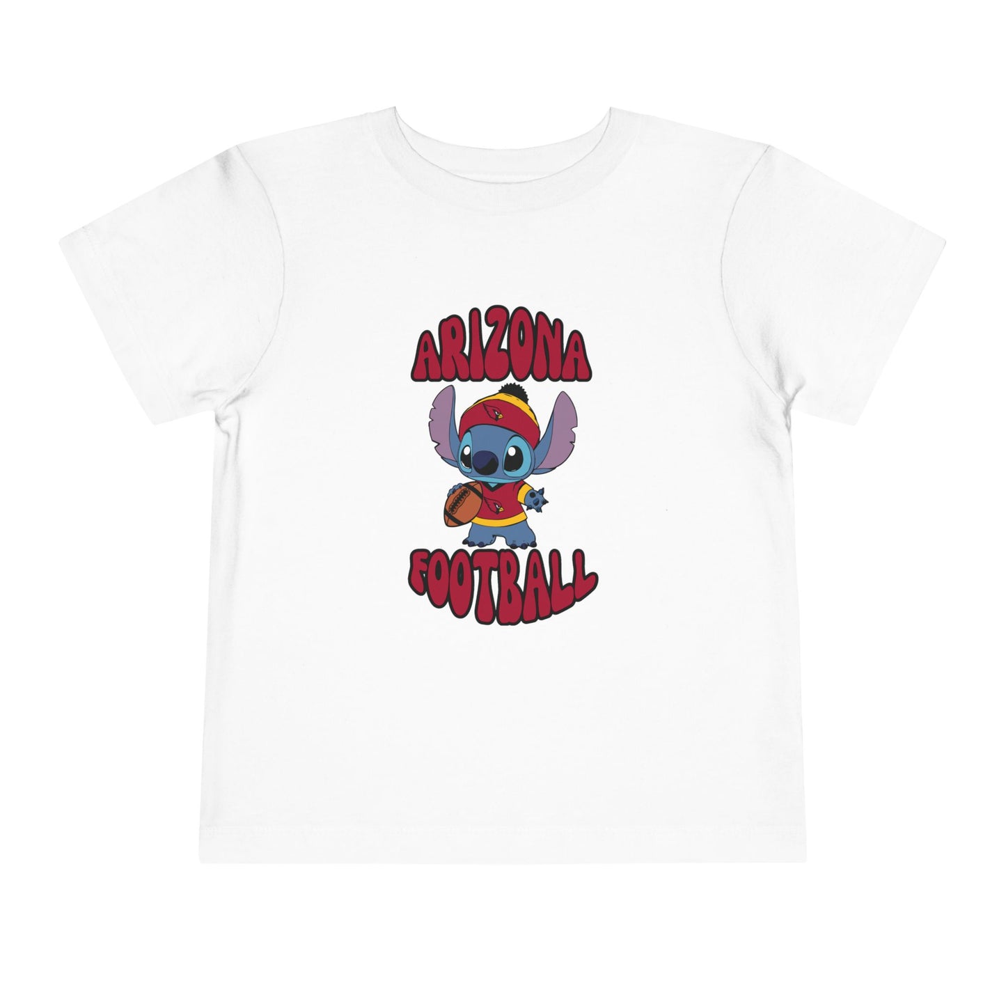 Toddler Stitch Design Cardinals Football - Inspired T-Shirt