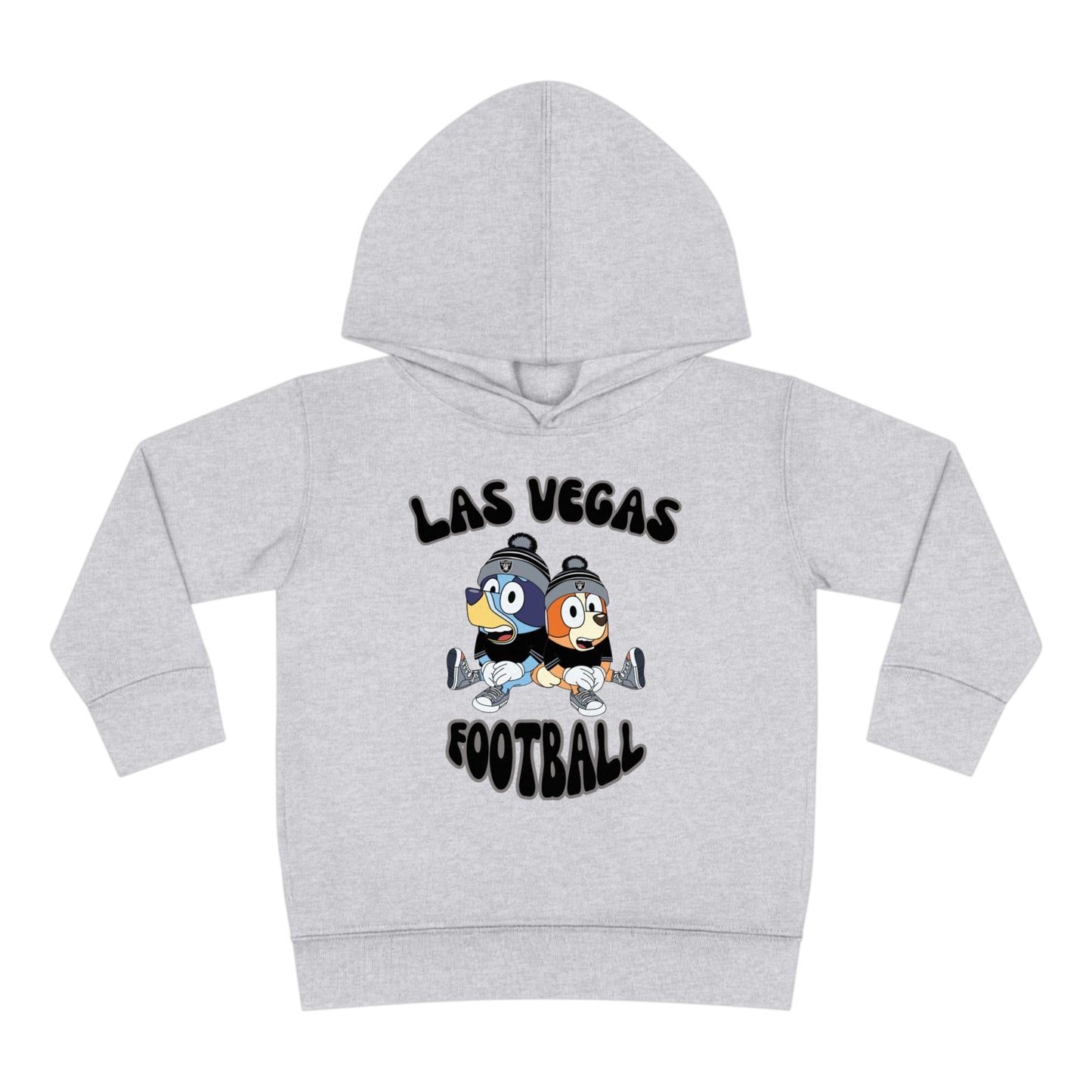 Toddler Bluey & Bingo Design Raiders Football - Inspired Pullover Fleece Hoodie