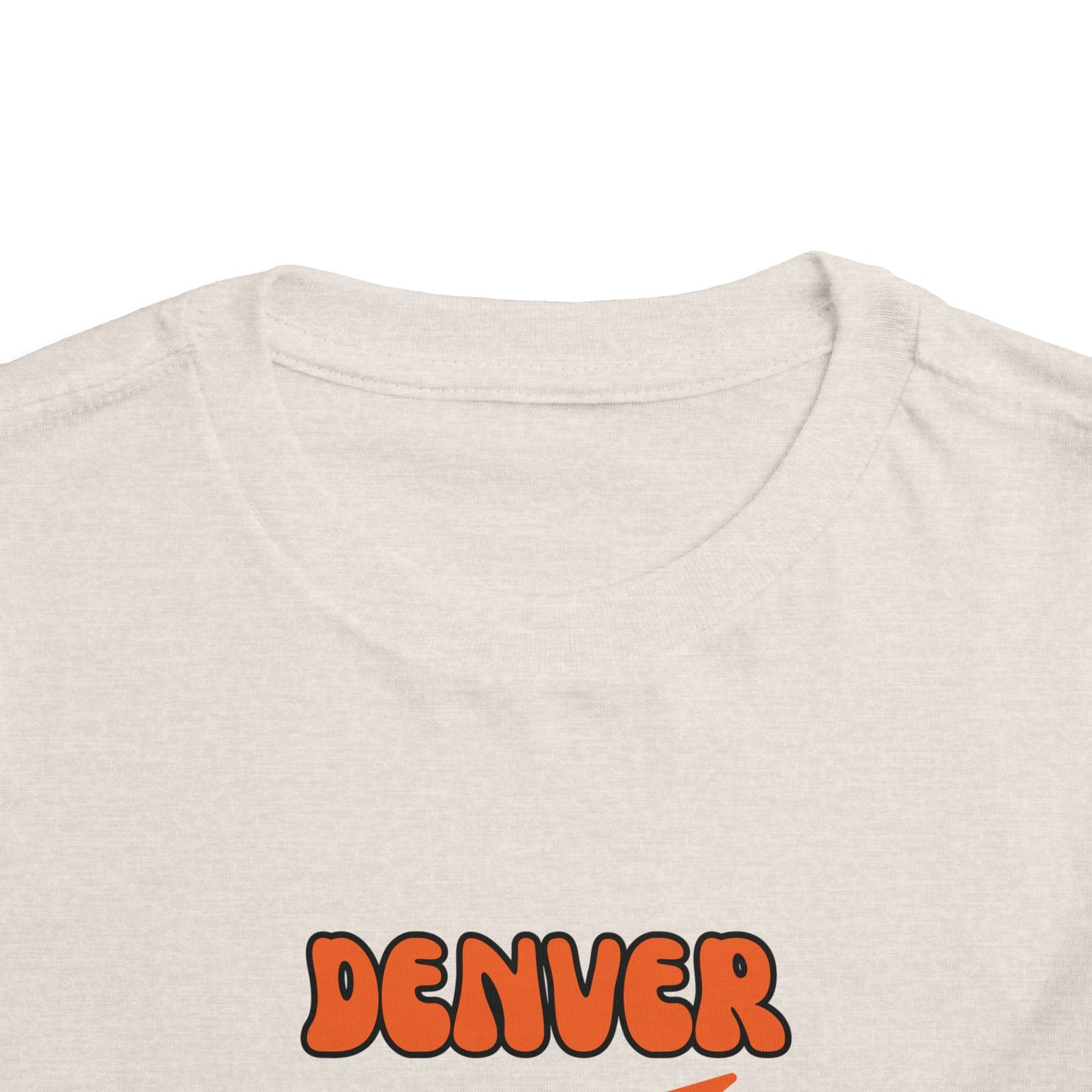 Toddler Bluey Design Denver Broncos Football  -Inspired T-Shirt