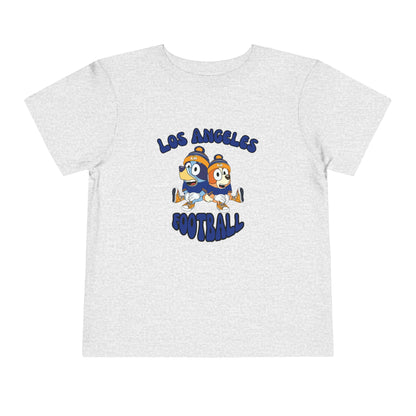 Toddler Bluey & Bingo Design Rams Football - Inspired T-Shirt