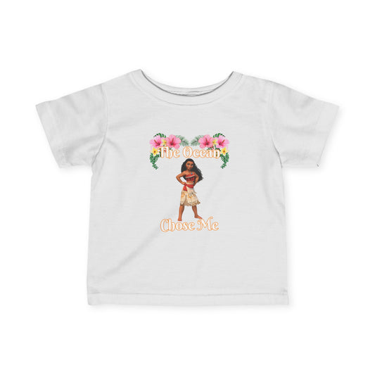 Moana Infant Tee-Shirt  - The Ocean Chose Me Infant Tee-Shirt