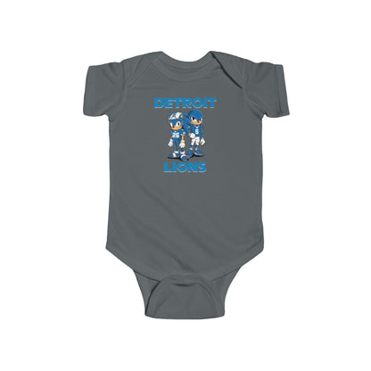 Infant Onesies - Sonic and Knuckles Jahmyr Gibbs and David Montgomery Detroit Lions Onesies