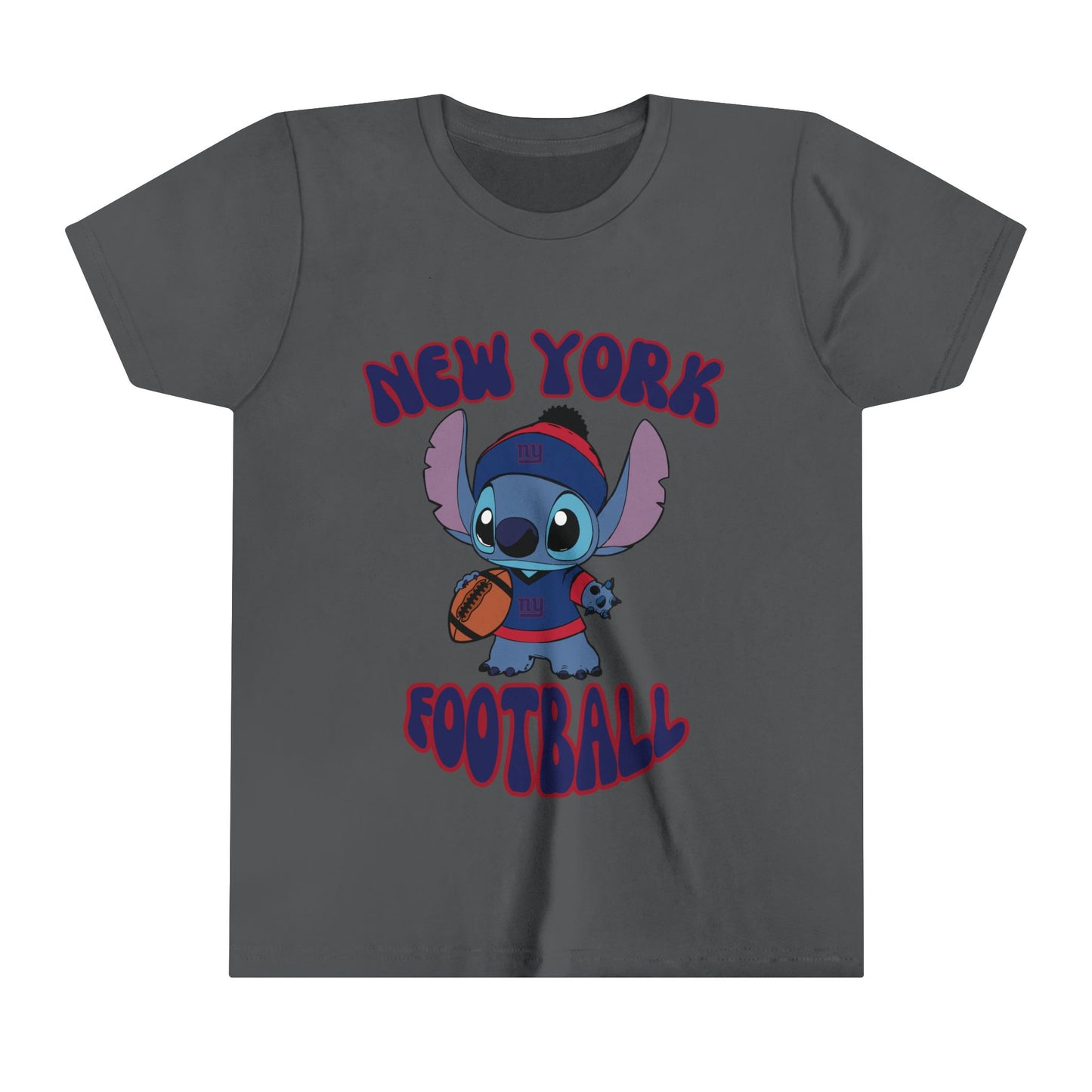 Youth Stitch Design Giants Football - Inspired T-Shirt