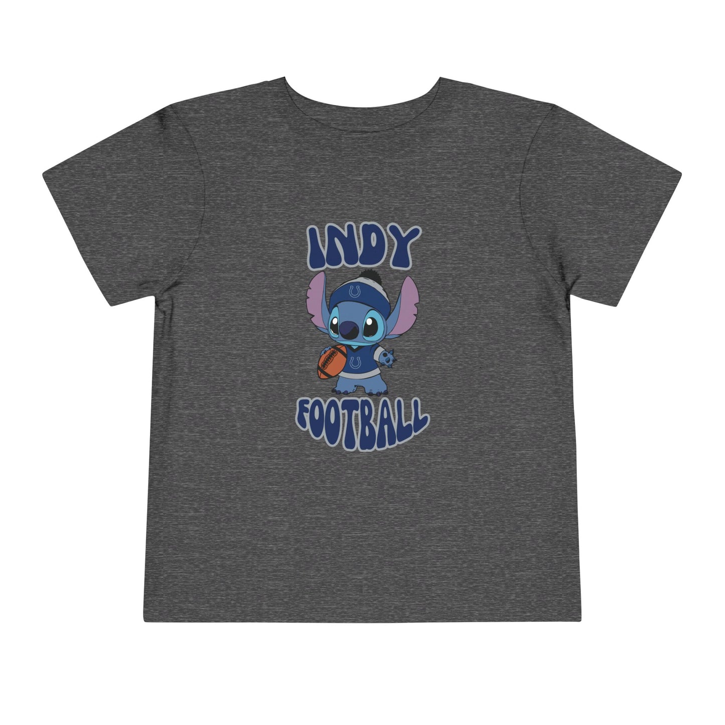 Toddler Stitch Design Colts Football - Inspired T-Shirt