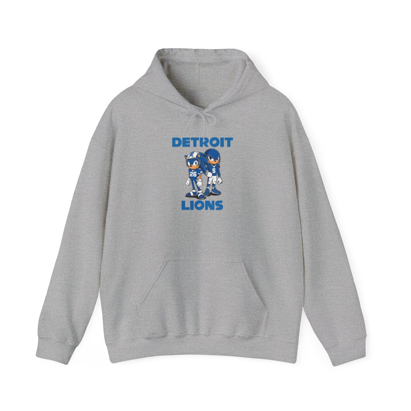 Sonic and Knuckles Jahmyr Gibbs and David Montgomery Detroit Lions Unisex Hoodie