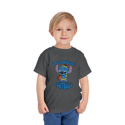 Toddler Stitch Design Chargers Football - Inspired T-Shirt