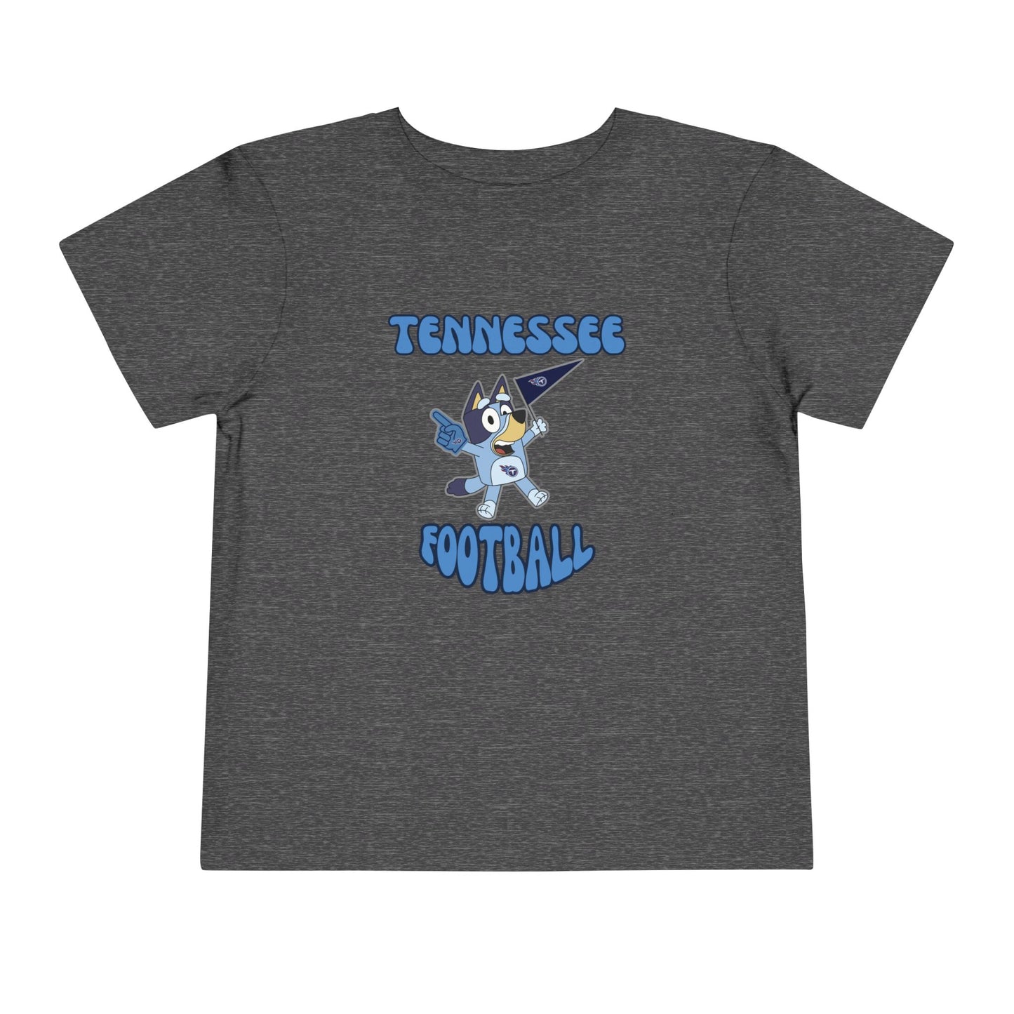 Toddler Bluey Design Tennessee Titans Football -Inspired T-Shirt