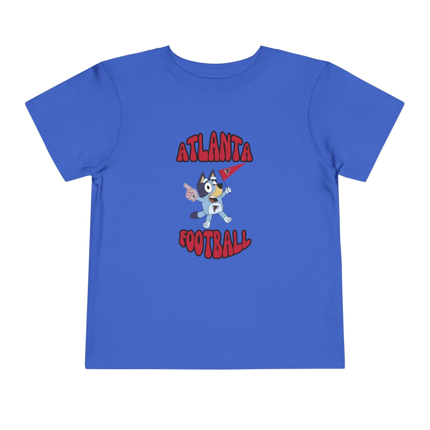 Toddler Bluey Design Atlanta Falcons Football  -Inspired T-Shirt