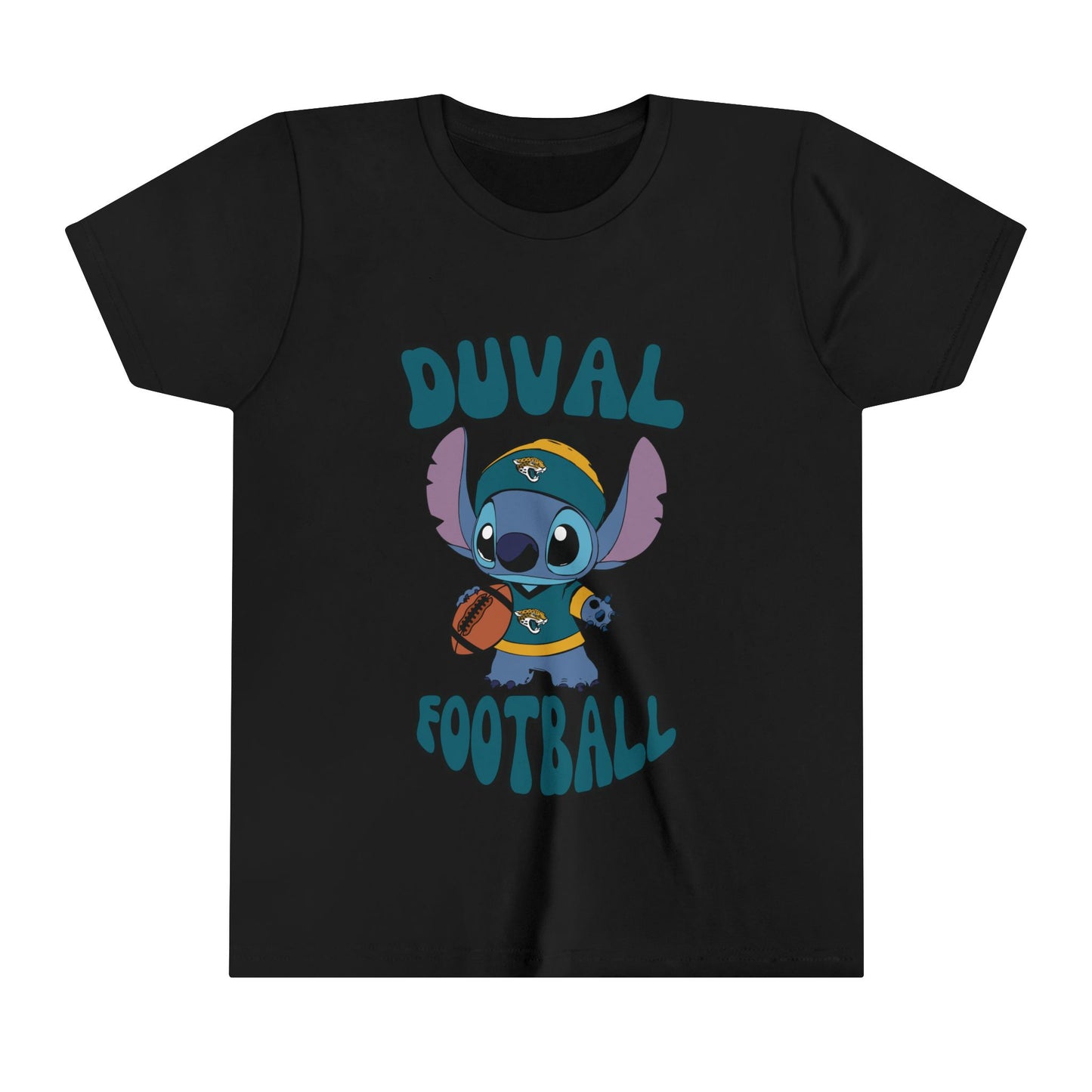 Youth Stitch Design Jaguars Football - Inspired T-Shirt