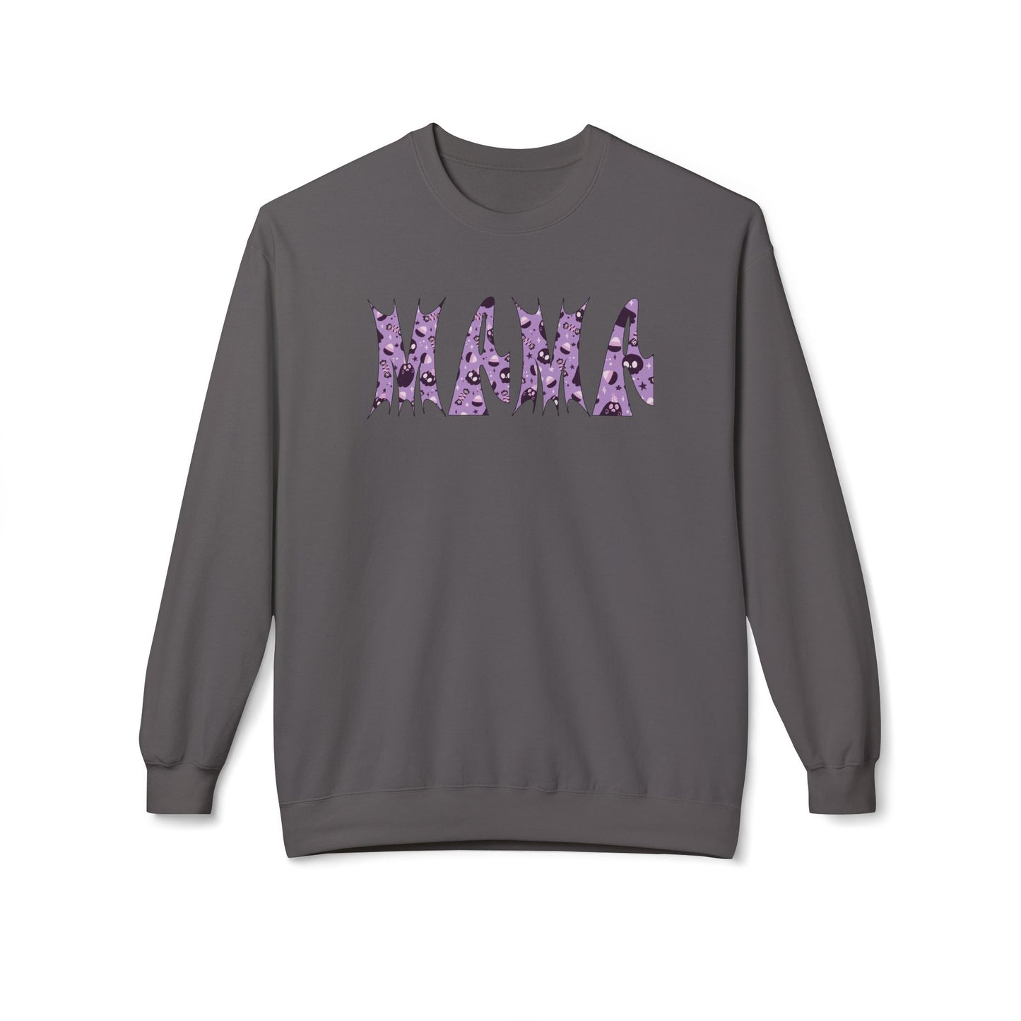 Halloween Trendy Mama Crewneck Sweatshirt – Comfort & Style for Spooky Season