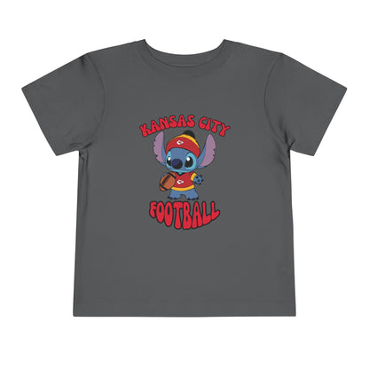 Toddler Stitch Design Chiefs Football - Inspired T-Shirt