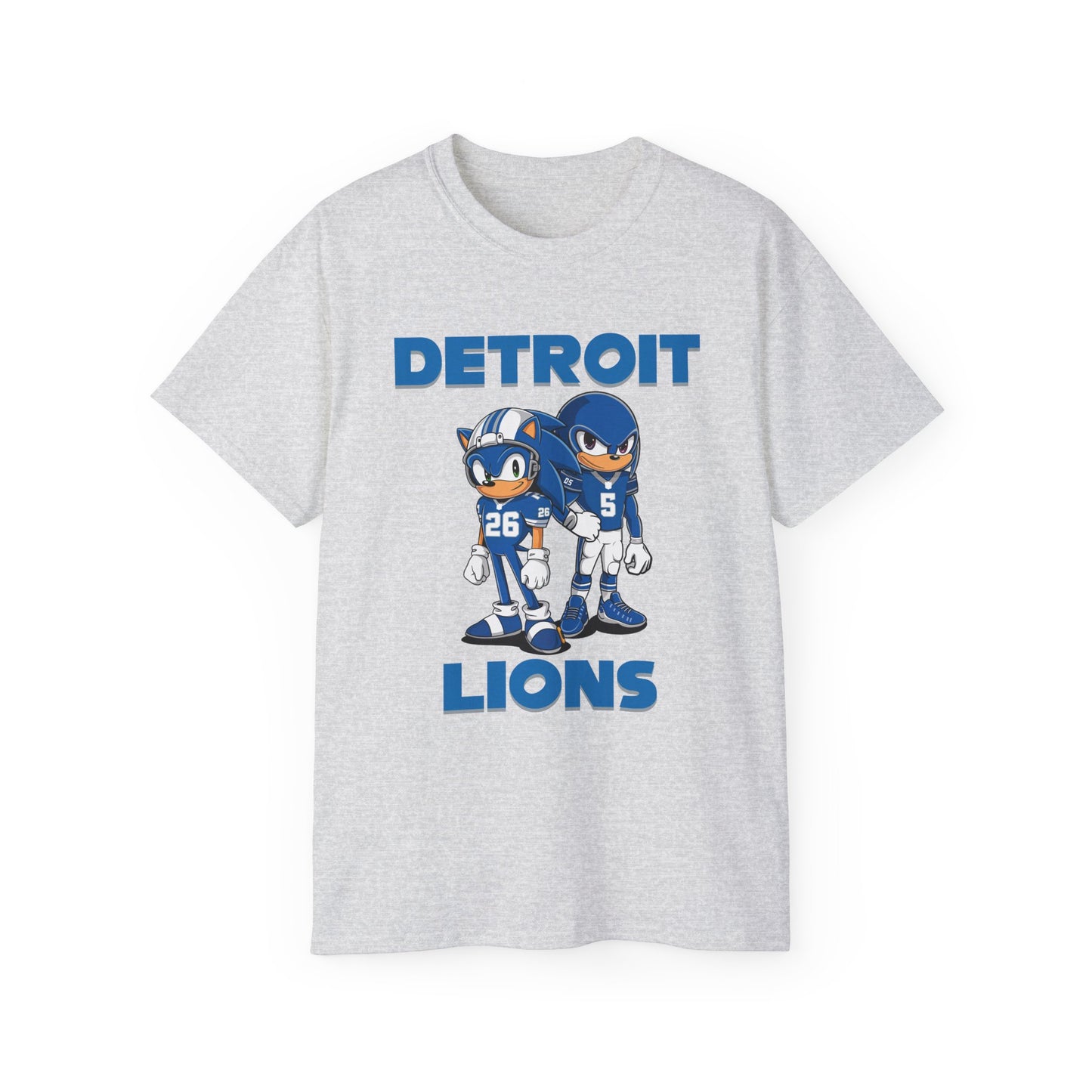 Sonic and Knuckles Jahmyr Gibbs and David Montgomery Detroit Lions Unisex Tee Shirt