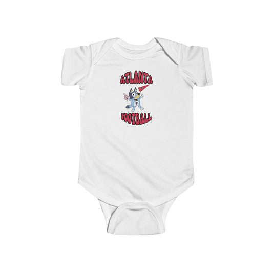 Infant Bluey Design Atlanta Falcons Football  -Inspired Bodysuit