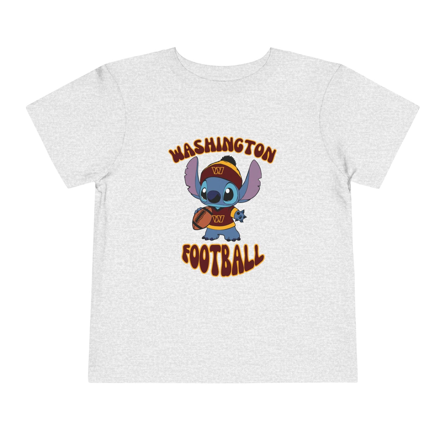 Toddler Stitch Design Commanders  Football - Inspired T-Shirt