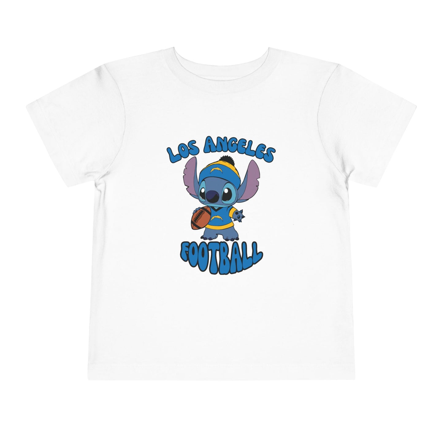 Toddler Stitch Design Chargers Football - Inspired T-Shirt