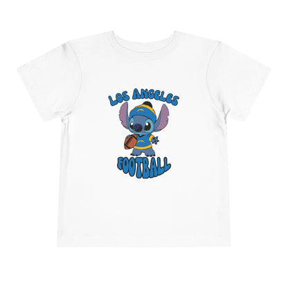 Toddler Stitch Design Chargers Football - Inspired T-Shirt