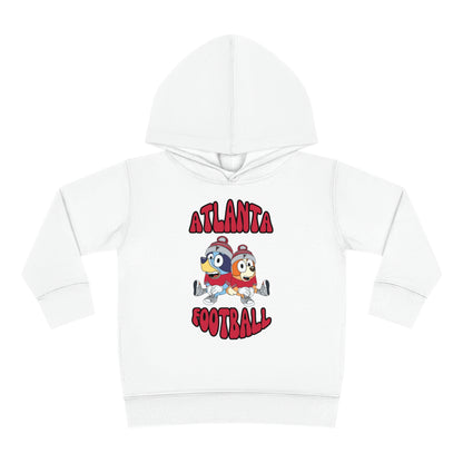 Toddler Bluey & Bingo Design Falcons Football - Inspired Pullover Fleece Hoodie