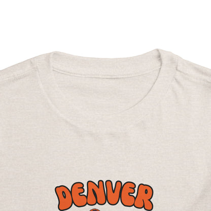 Toddler Bluey & Bingo Design Broncos Football - Inspired T-Shirt