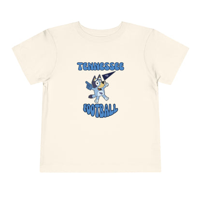 Toddler Bluey Design Tennessee Titans Football -Inspired T-Shirt