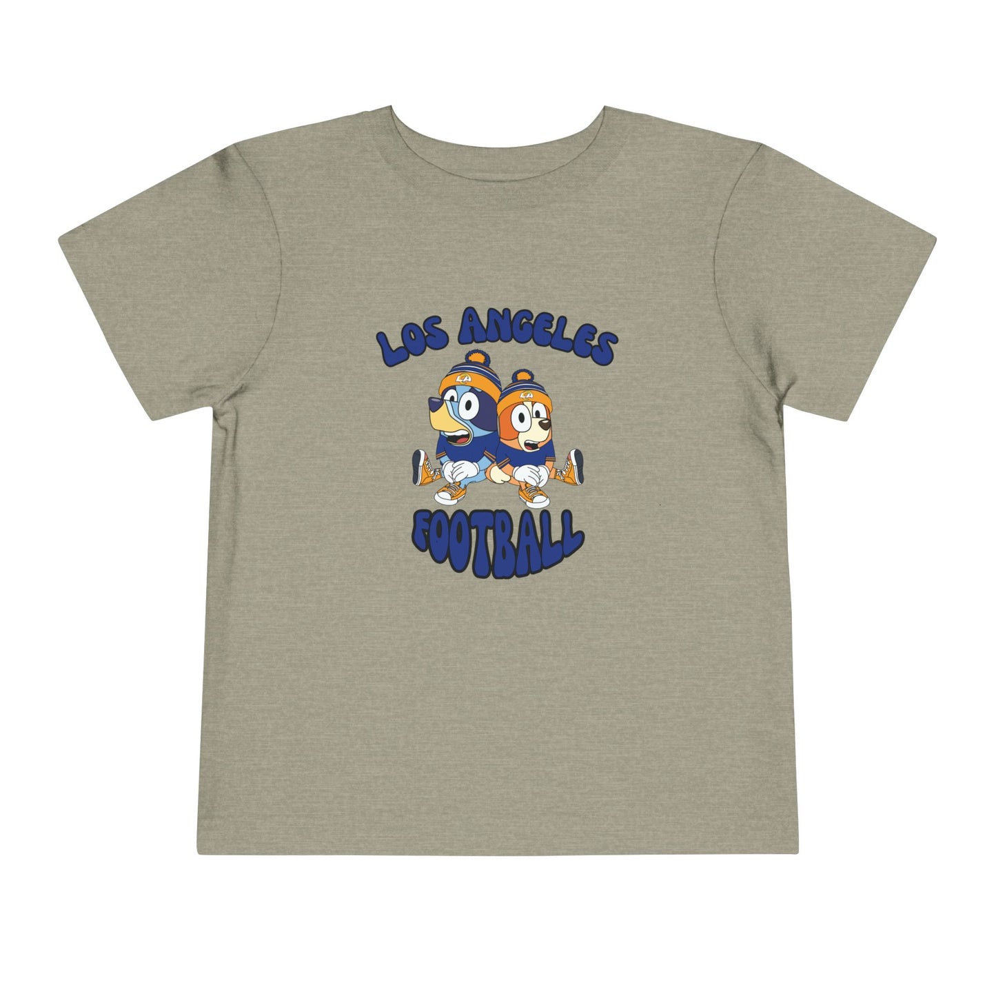 Toddler Bluey & Bingo Design Rams Football - Inspired T-Shirt