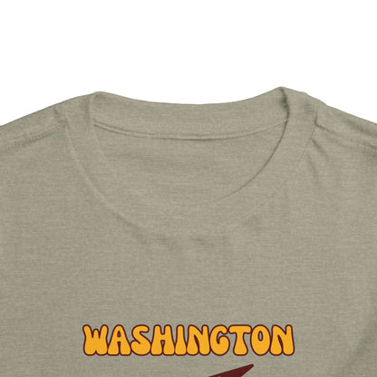 Toddler Bluey Design Washington Commanders Football -Inspired T-Shirt