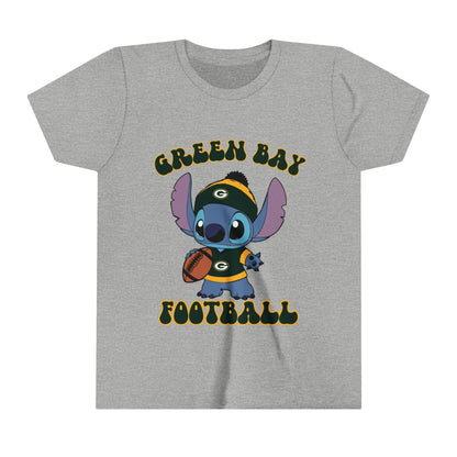 Youth Stitch Design Green Bay Football - Inspired T-Shirt