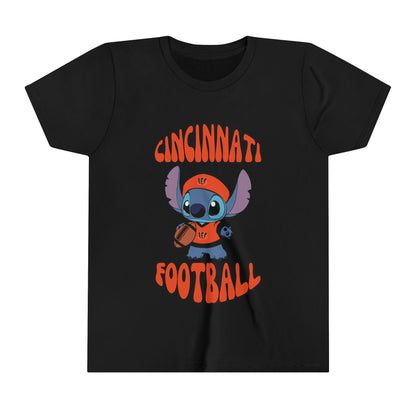 Youth Stitch Design Bengals Football - Inspired T-Shirt