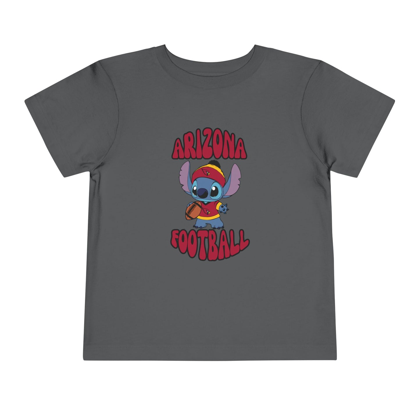 Toddler Stitch Design Cardinals Football - Inspired T-Shirt