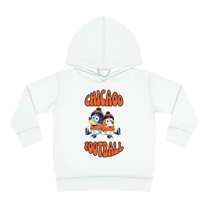 Toddler Bluey & Bingo Design Bears Football - Inspired Pullover Fleece Hoodie