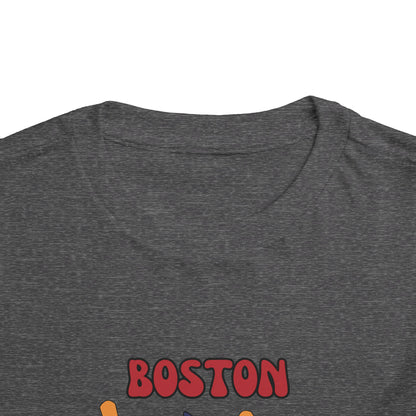 Toddler Bluey Design Boston Red Sox - Inspired T-Shirt