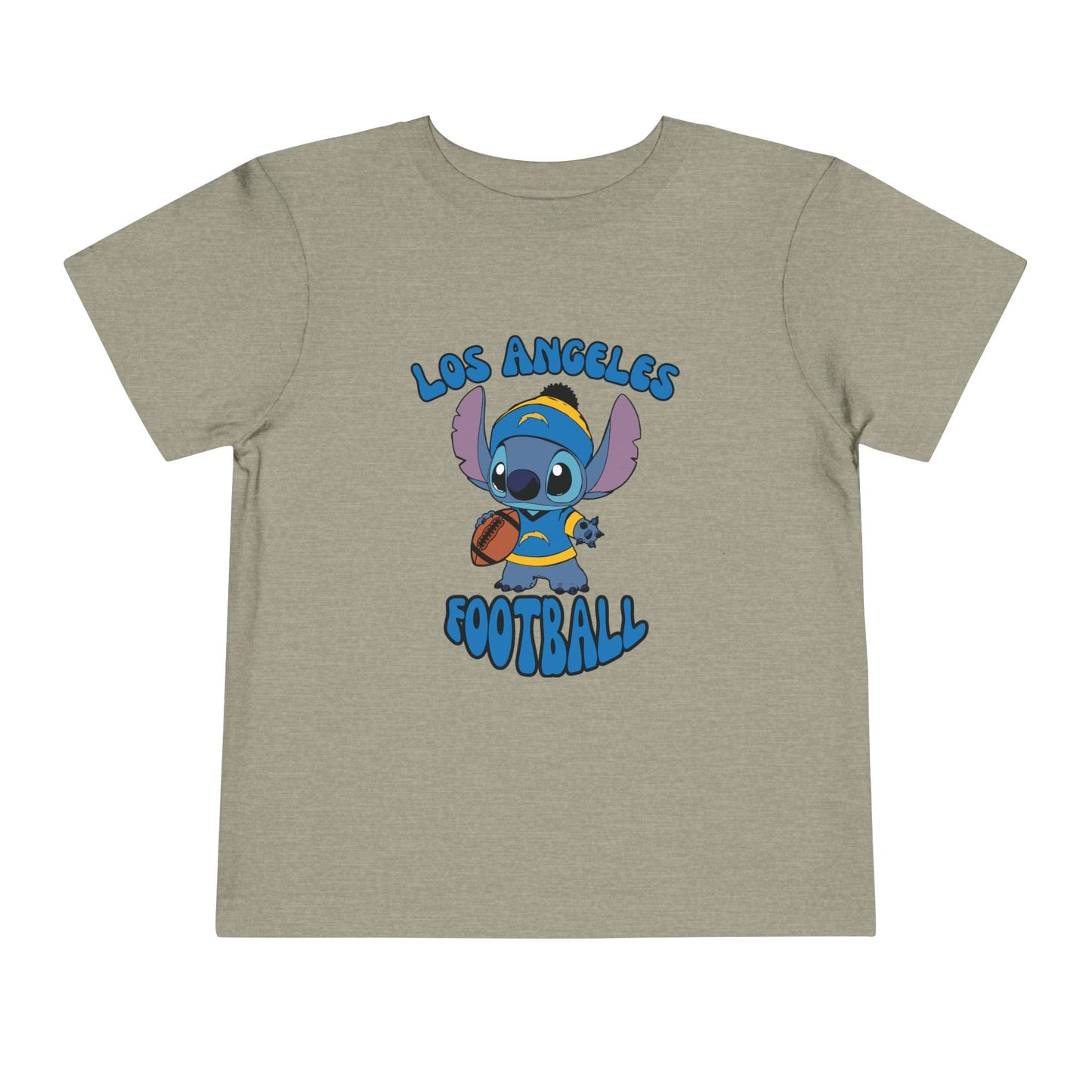 Toddler Stitch Design Chargers Football - Inspired T-Shirt