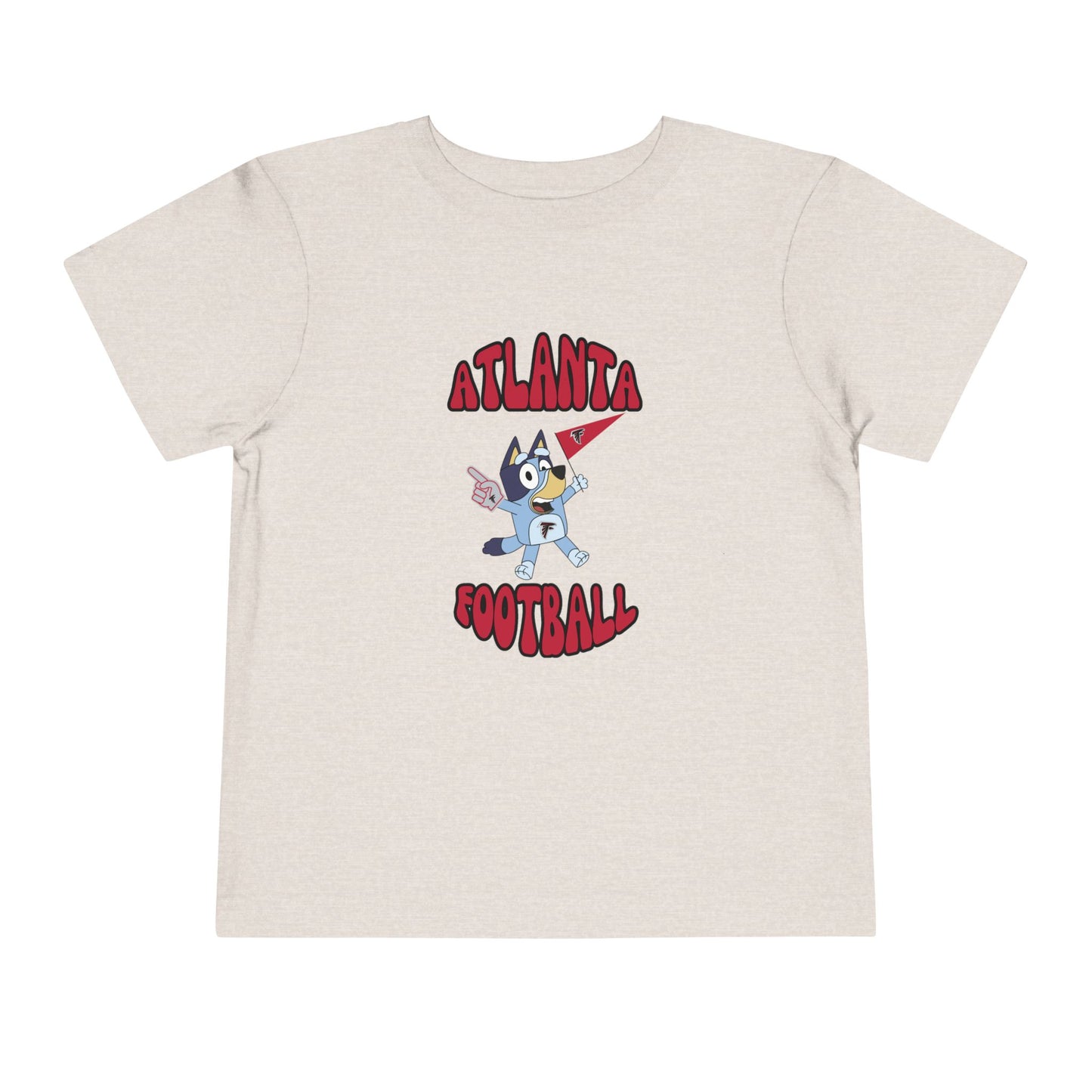 Toddler Bluey Design Atlanta Falcons Football  -Inspired T-Shirt