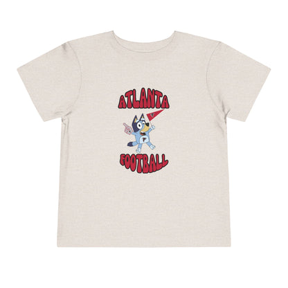 Toddler Bluey Design Atlanta Falcons Football  -Inspired T-Shirt