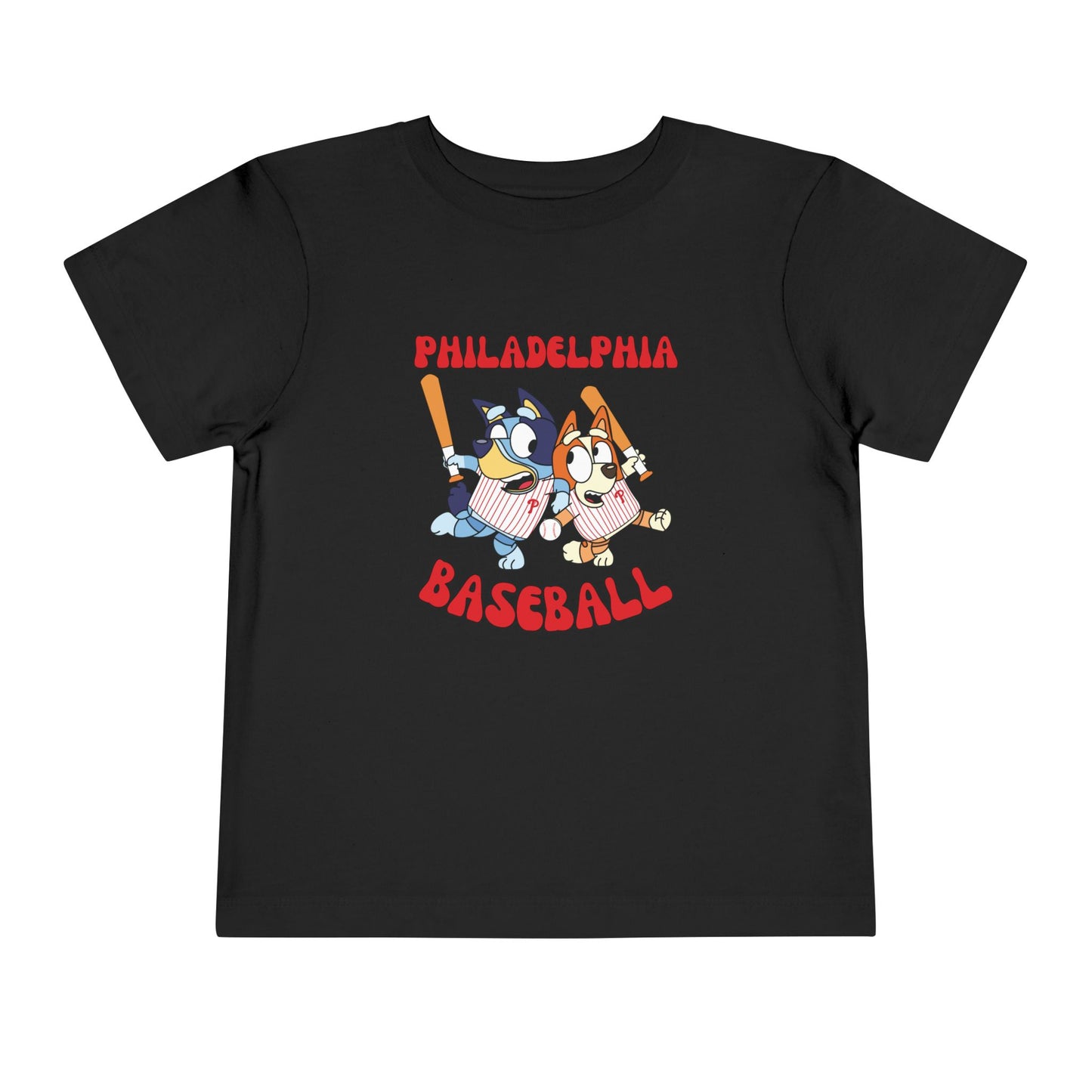 Toddler Bluey Design Philadelphia Phillies - Inspired T-Shirt