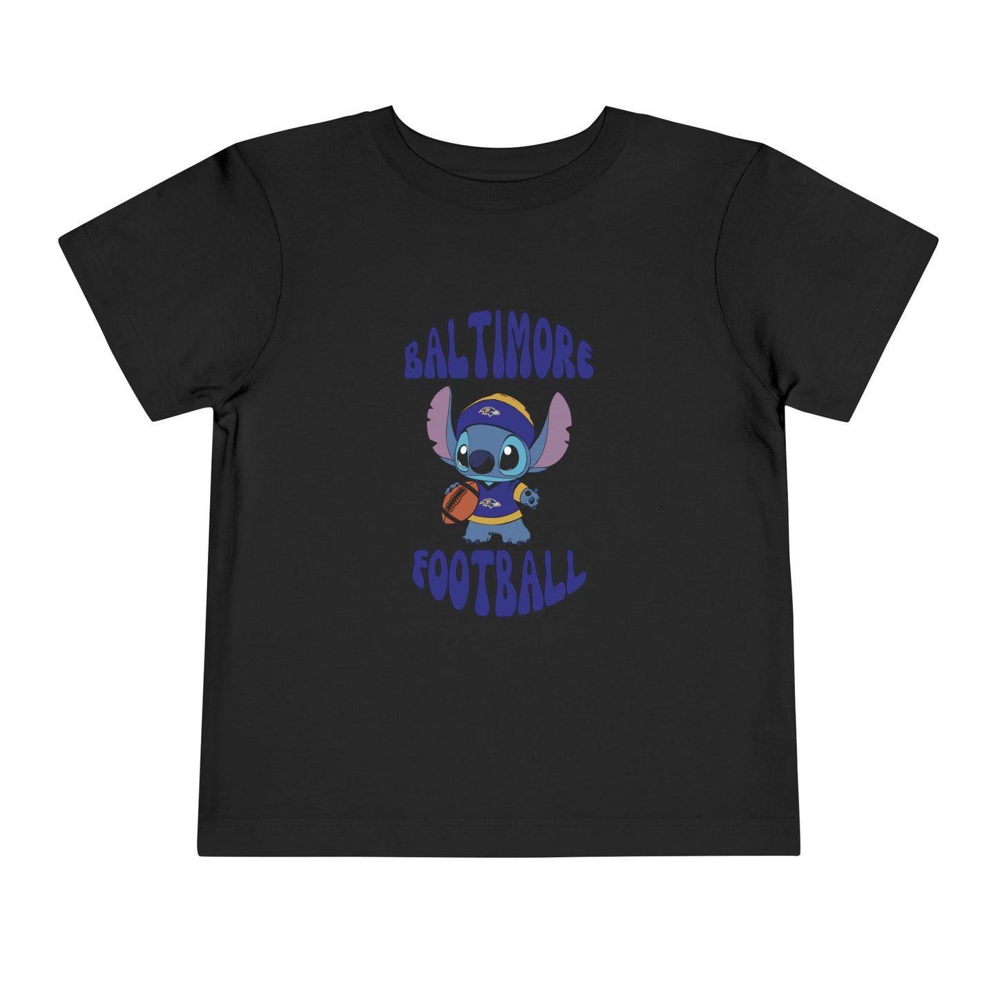 Toddler Stitch Design Ravens Football - Inspired T-Shirt