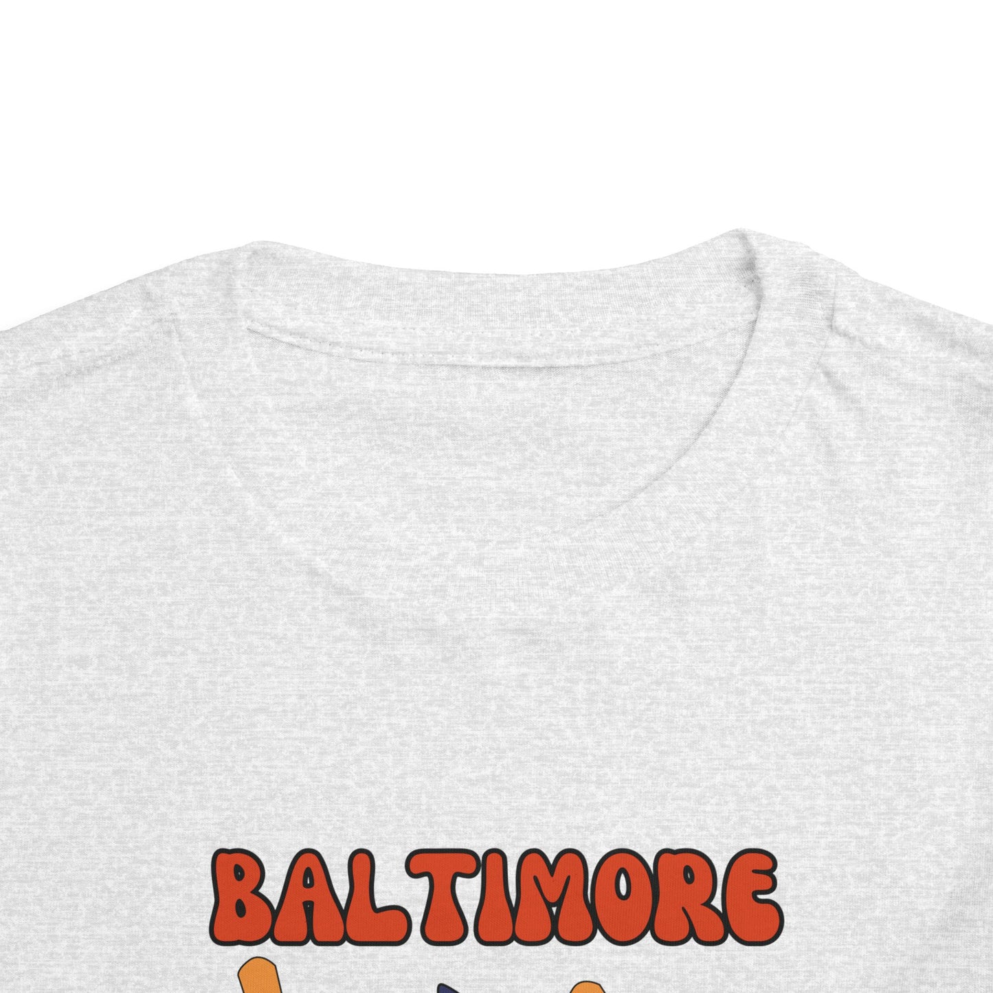 Toddler Bluey Design Baltimore Orioles - Inspired T-Shirt