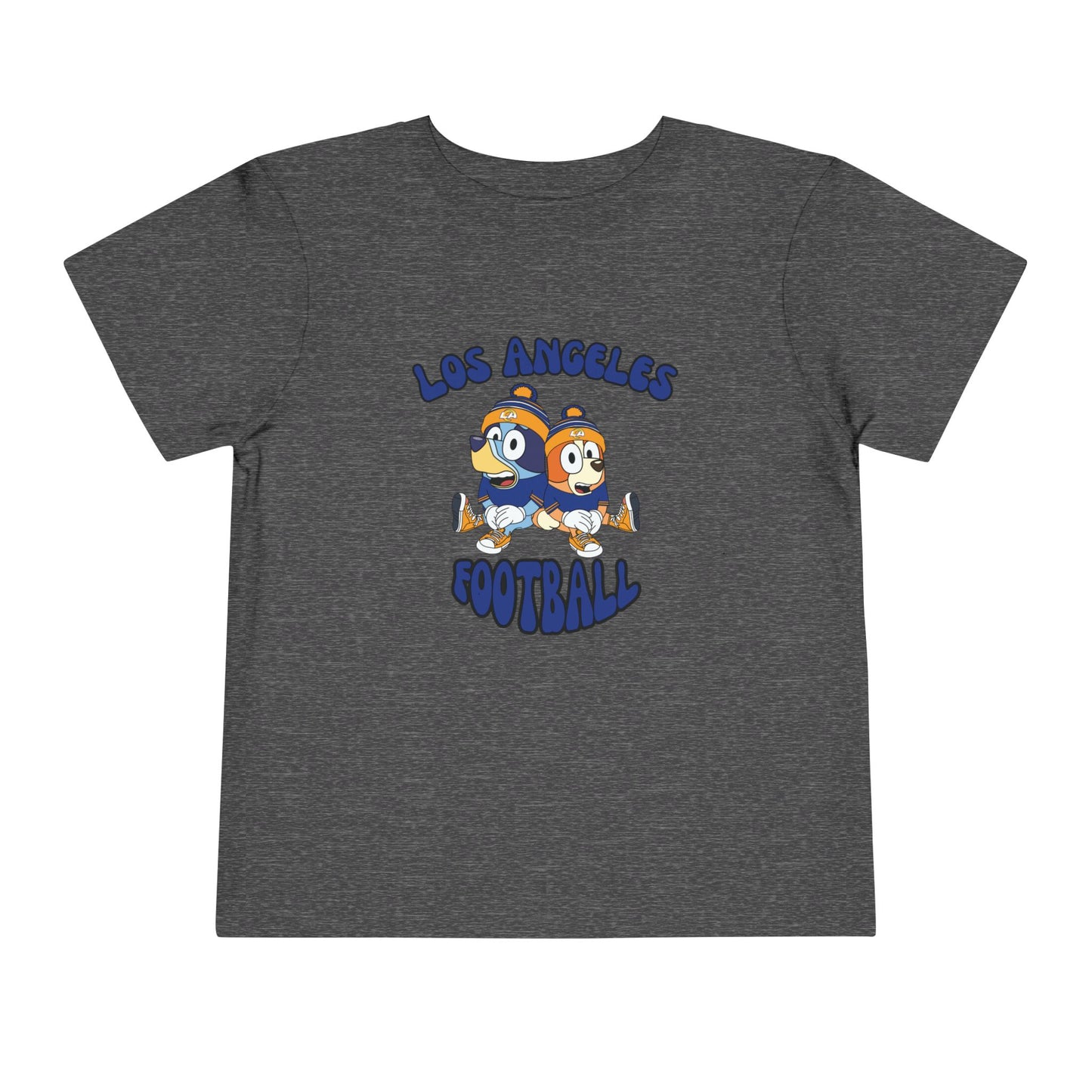 Toddler Bluey & Bingo Design Rams Football - Inspired T-Shirt