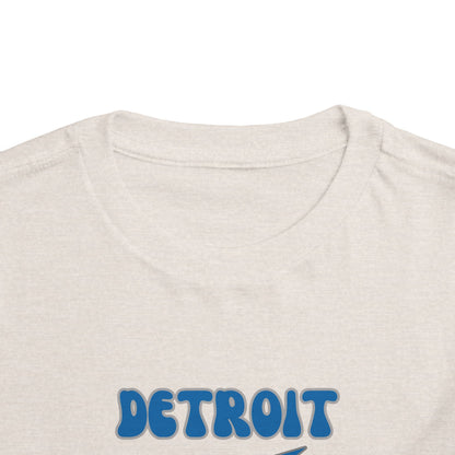 Toddler Bluey Design Detroit Lions Football  -Inspired T-Shirt