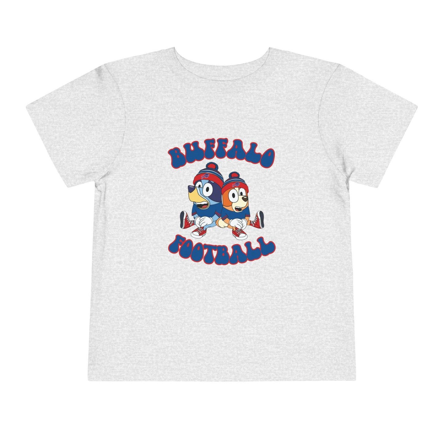 Toddler Bluey & Bingo Design Bills Football - Inspired T-Shirt