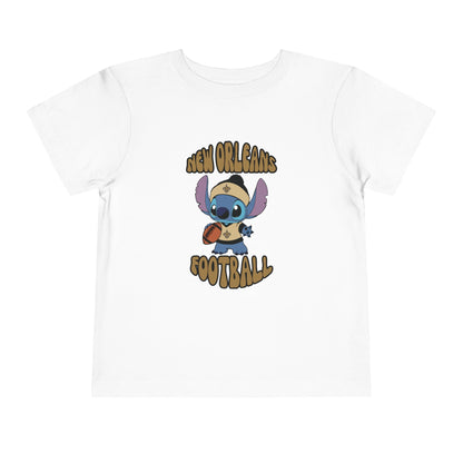 Toddler Stitch Design Saints Football - Inspired T-Shirt