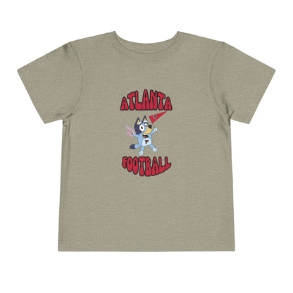 Toddler Bluey Design Atlanta Falcons Football  -Inspired T-Shirt