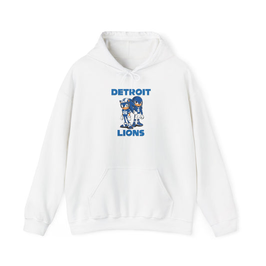 Sonic and Knuckles Jahmyr Gibbs and David Montgomery Detroit Lions Unisex Hoodie