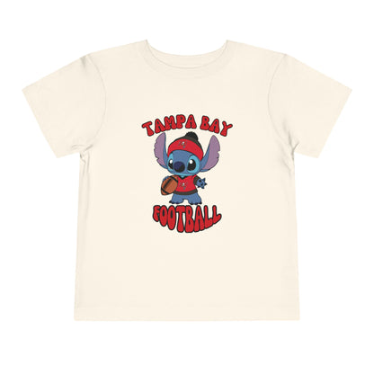 Toddler Stitch Design Buccaneers Football - Inspired T-Shirt