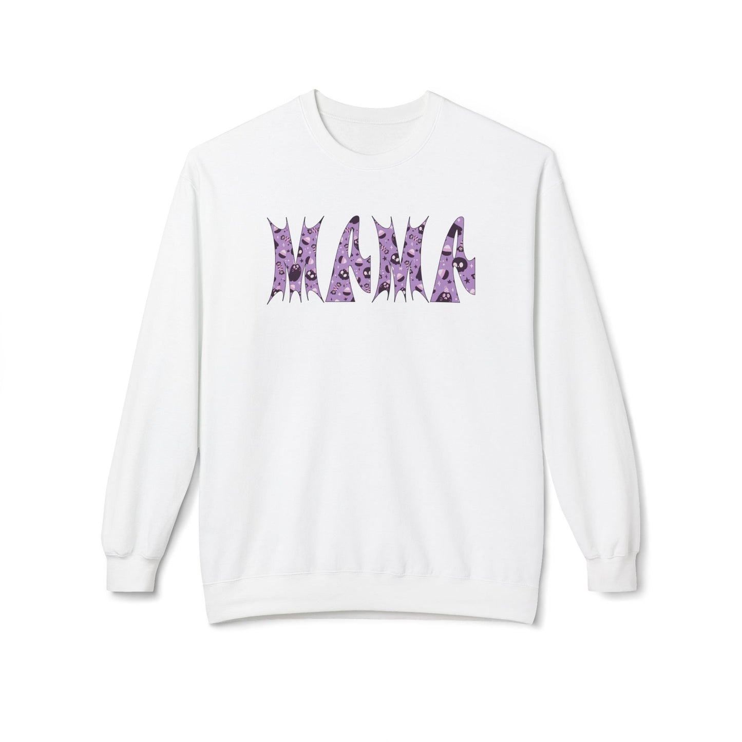 Halloween Trendy Mama Crewneck Sweatshirt – Comfort & Style for Spooky Season