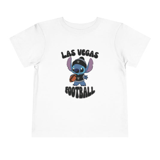 Toddler Stitch Design Raiders Football - Inspired T-Shirt